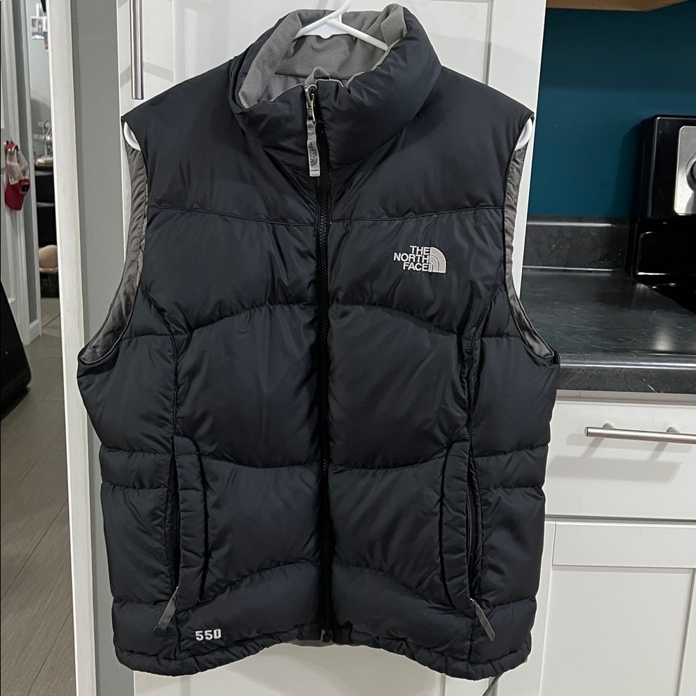 The North Face Charcoal Puffer Vest